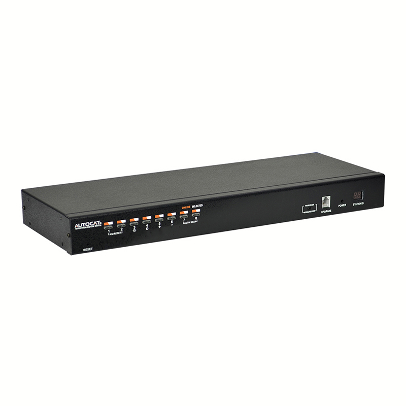 ラックマウント8ポートUSB CAT5 KVMスイッチ-1